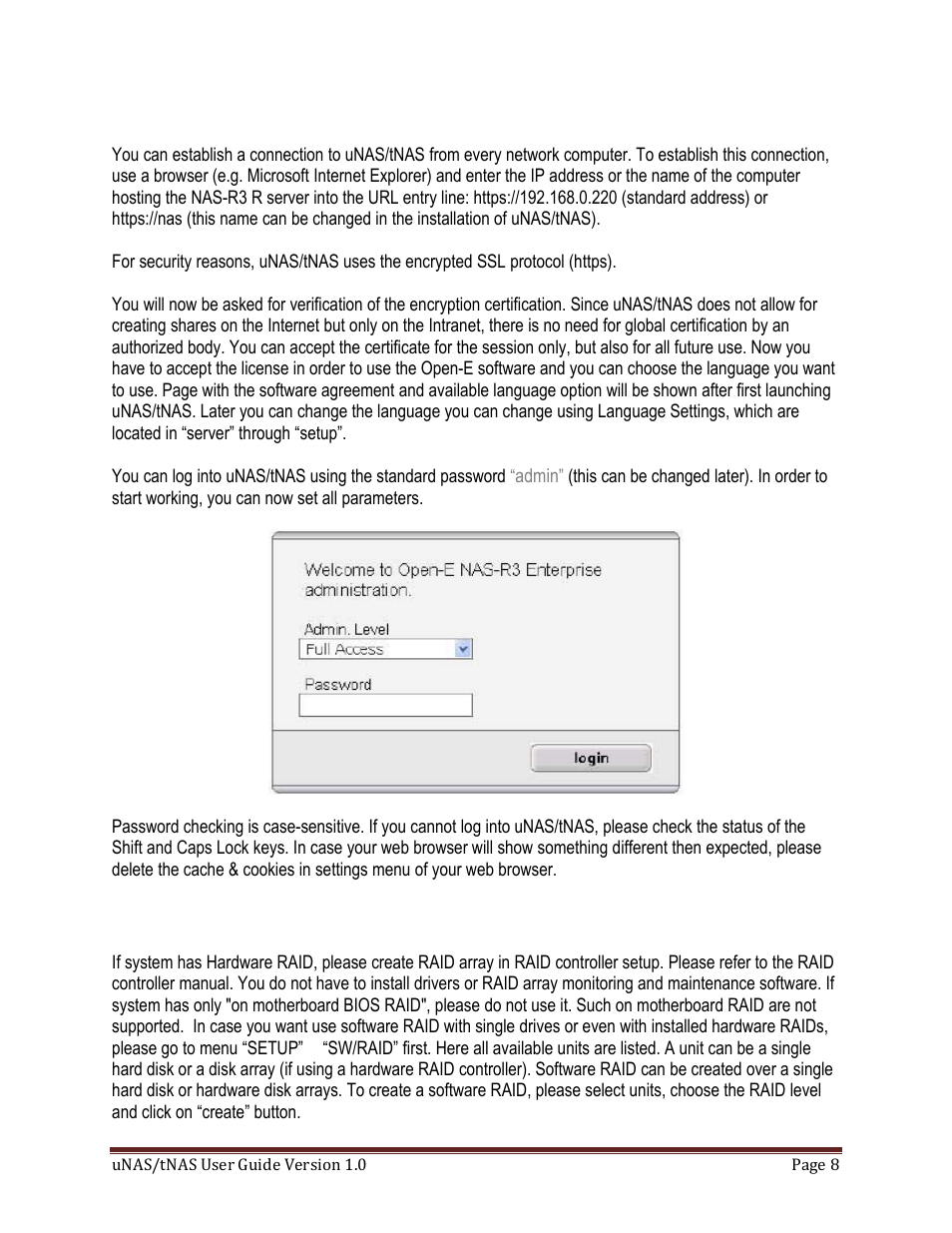 DATOptic uNAS – tNAS User Manual | Page 8 / 98