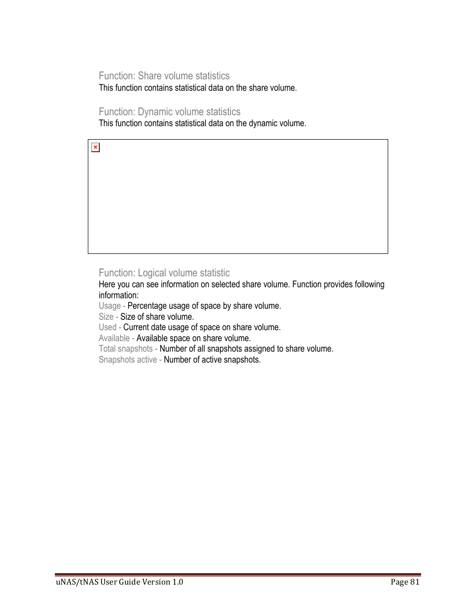 DATOptic uNAS – tNAS User Manual | Page 81 / 98