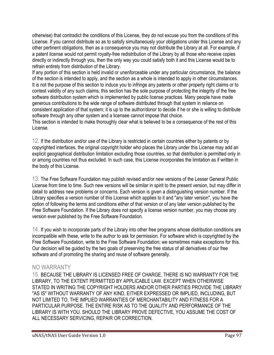 DATOptic uNAS – tNAS User Manual | Page 97 / 98