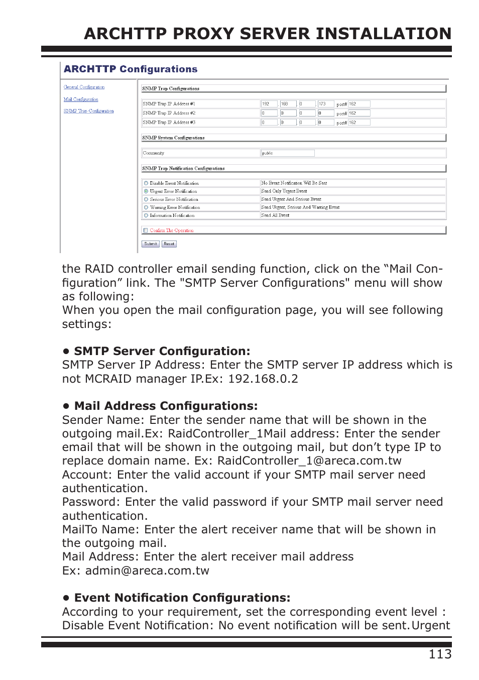 DATOptic ARC-1680 Series User Manual | Page 113 / 184