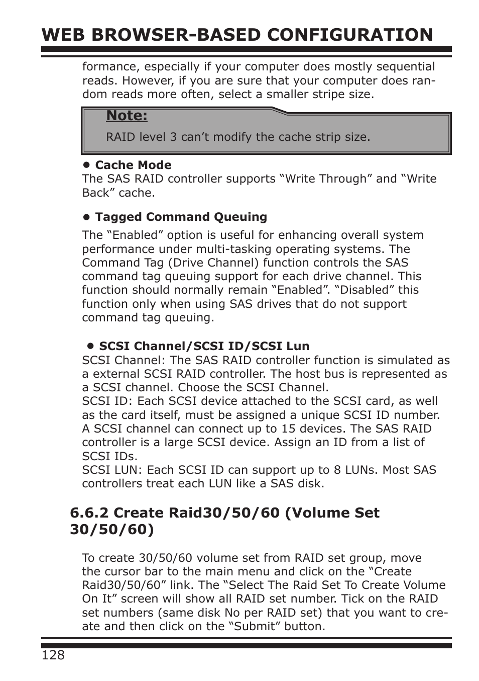 Web browser-based configuration | DATOptic ARC-1680 Series User Manual | Page 128 / 184