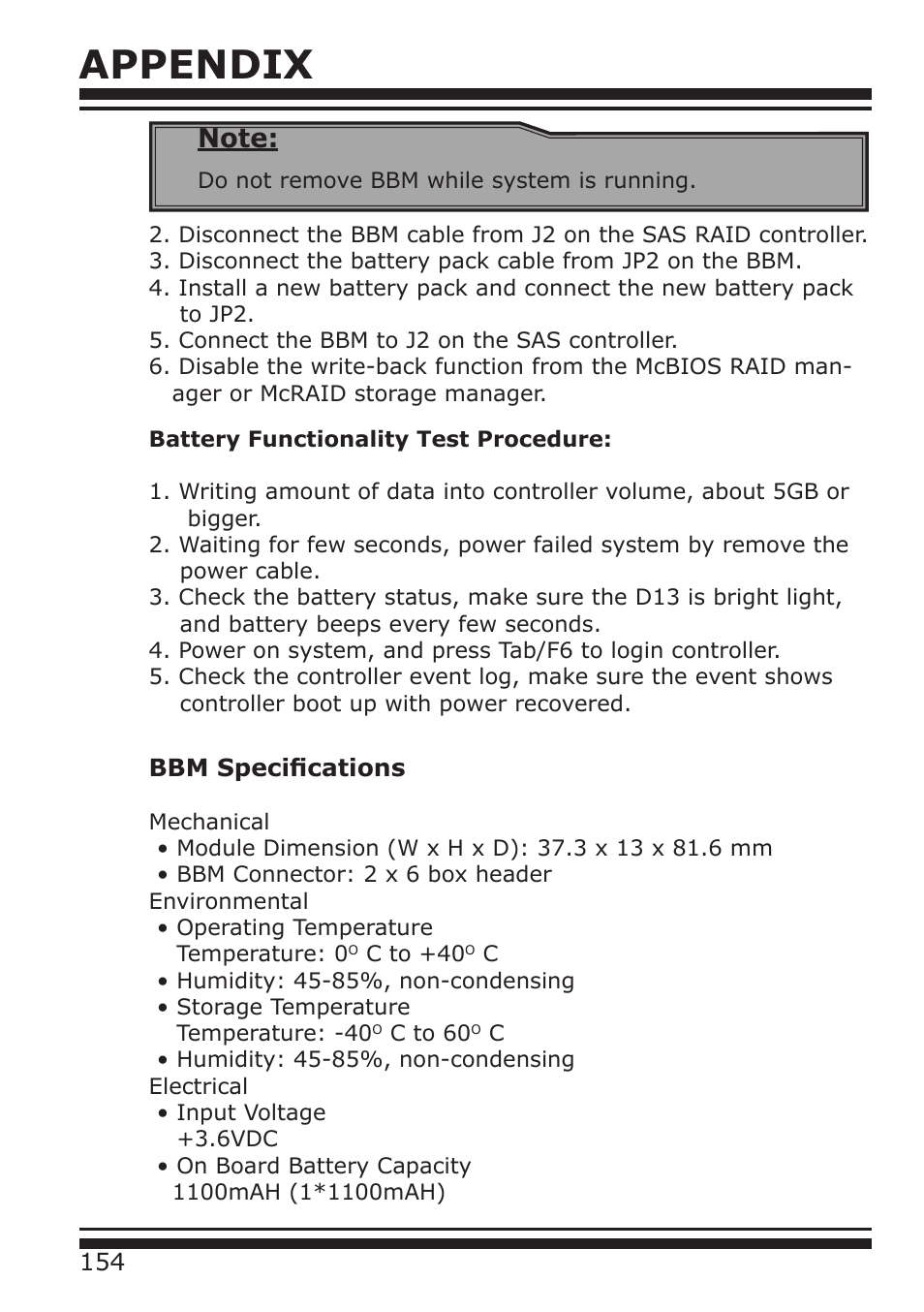 Appendix | DATOptic ARC-1680 Series User Manual | Page 154 / 184