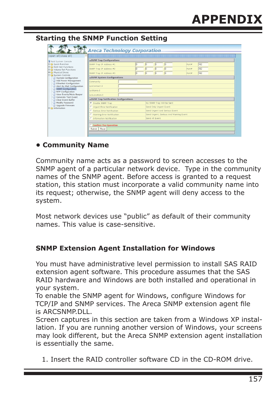 Appendix | DATOptic ARC-1680 Series User Manual | Page 157 / 184