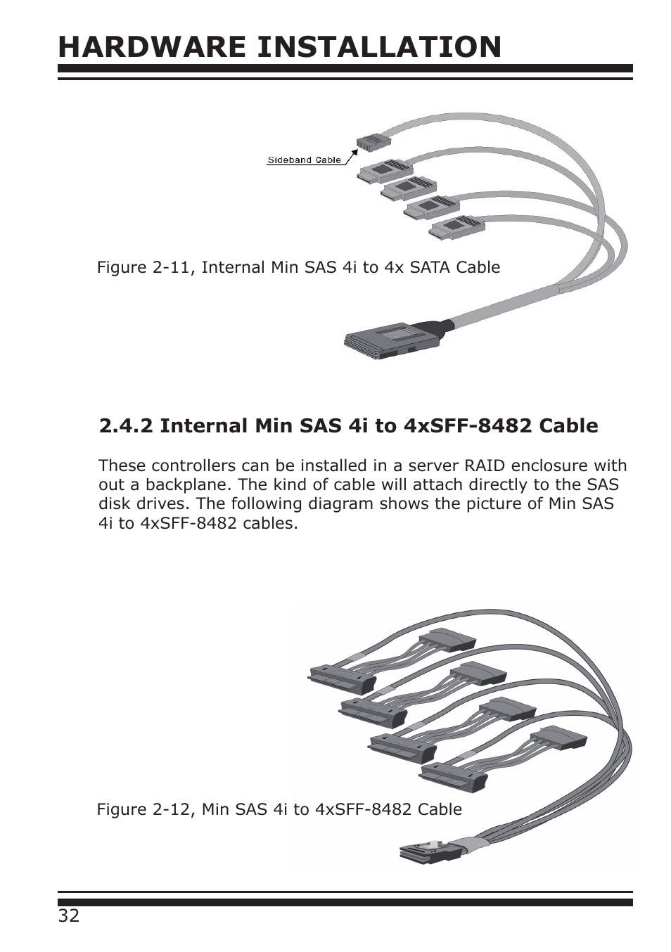 Hardware installation | DATOptic ARC-1680 Series User Manual | Page 32 / 184