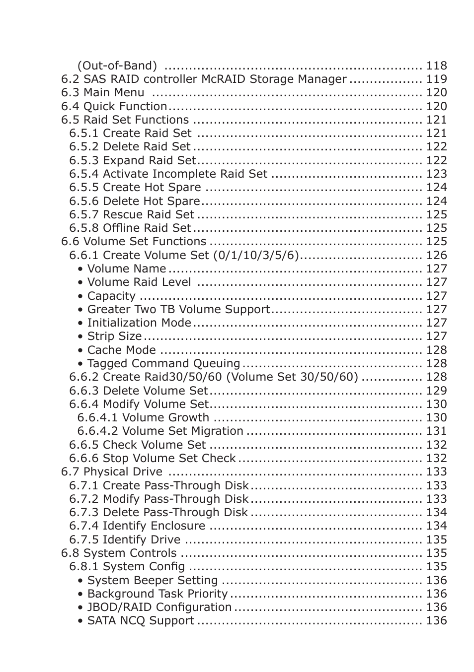 DATOptic ARC-1680 Series User Manual | Page 6 / 184