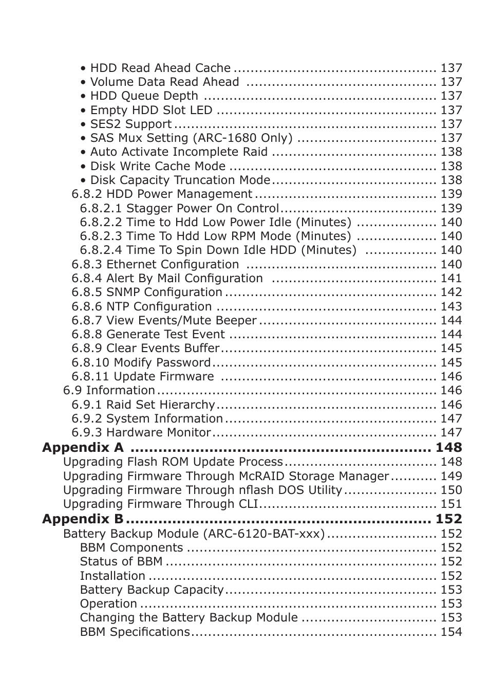 DATOptic ARC-1680 Series User Manual | Page 7 / 184