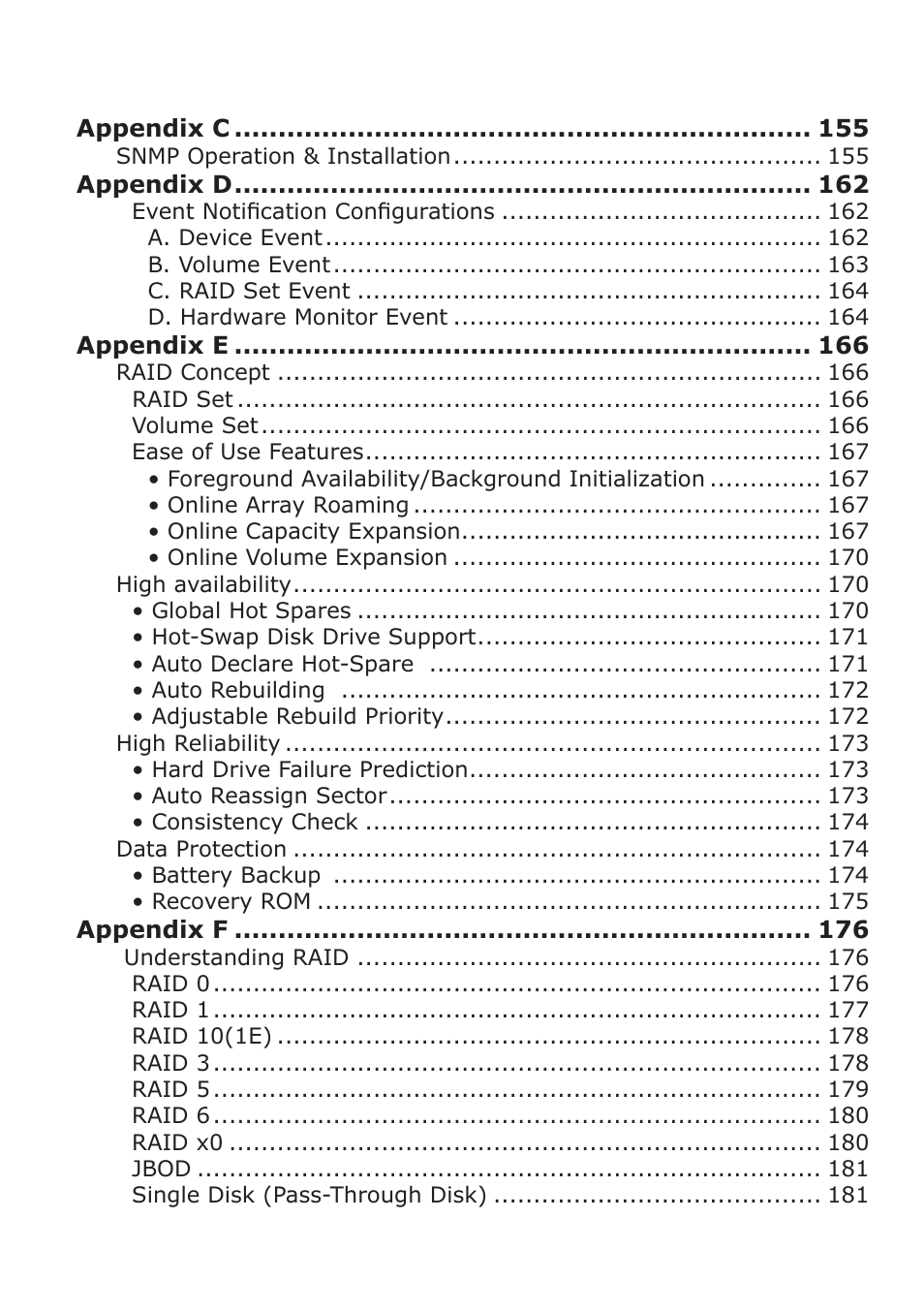 DATOptic ARC-1680 Series User Manual | Page 8 / 184