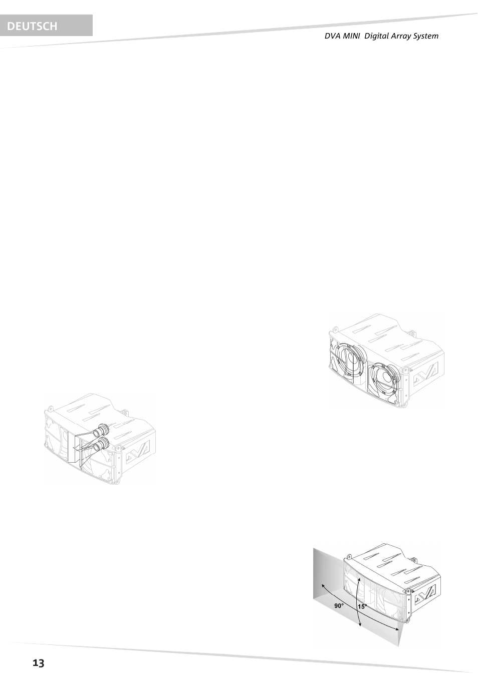 13 deutsch | dB TECHNOLOGIES DVA M2S User Manual | Page 14 / 44