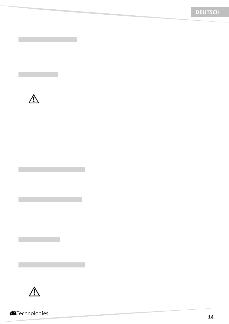 dB TECHNOLOGIES DVA M2S User Manual | Page 15 / 44