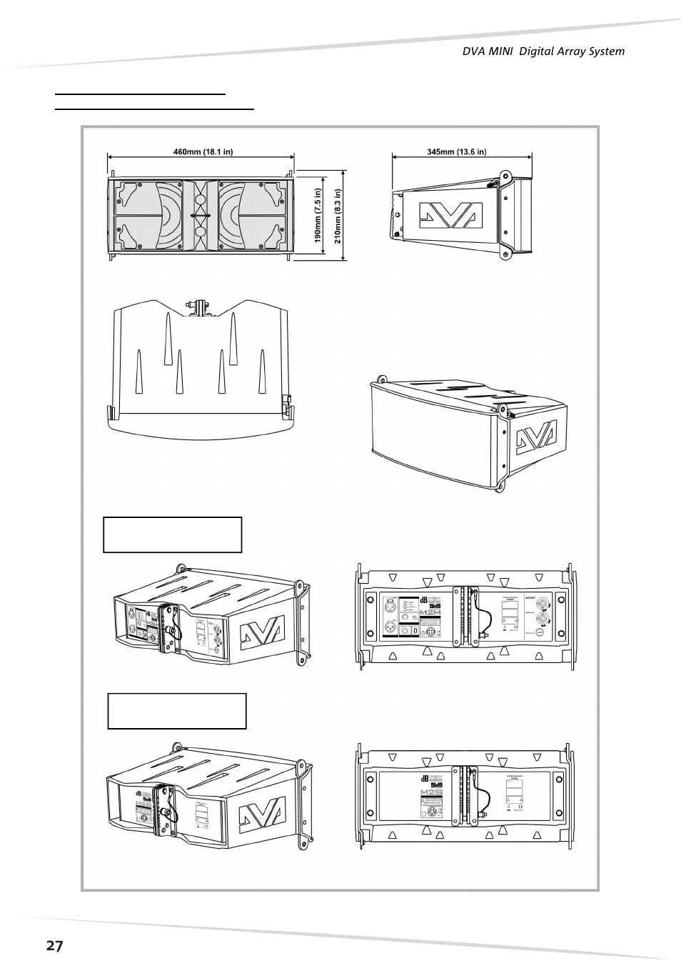 Dva m2s dva m2m | dB TECHNOLOGIES DVA M2S User Manual | Page 28 / 44