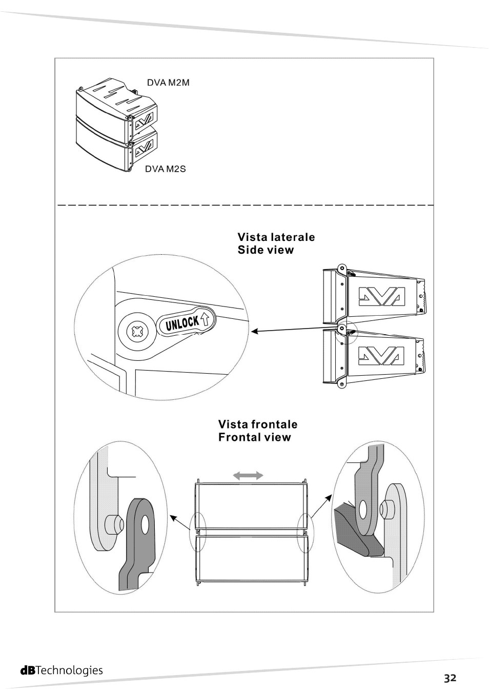 dB TECHNOLOGIES DVA M2S User Manual | Page 33 / 44