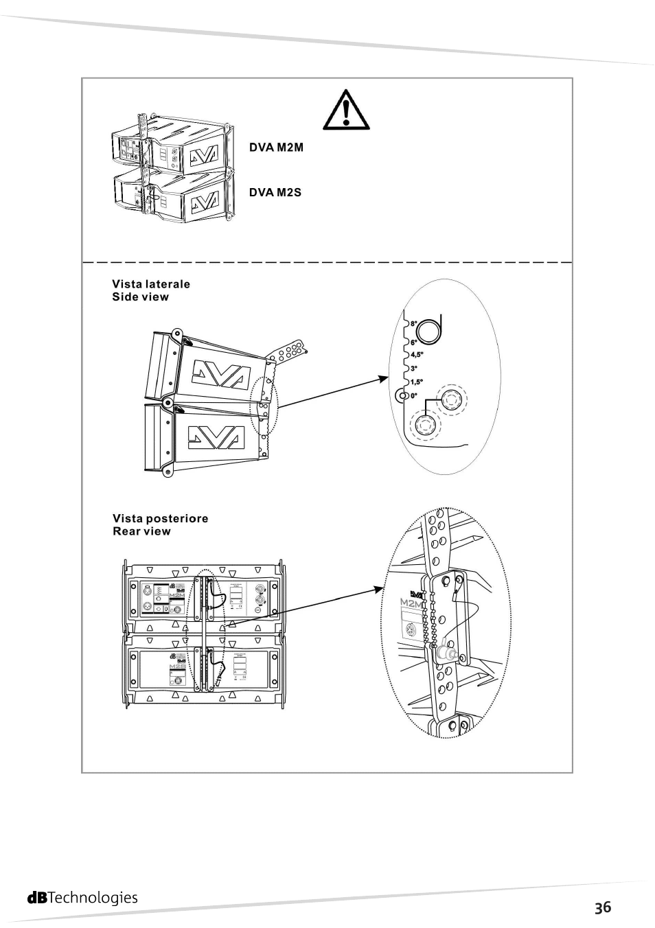 dB TECHNOLOGIES DVA M2S User Manual | Page 37 / 44