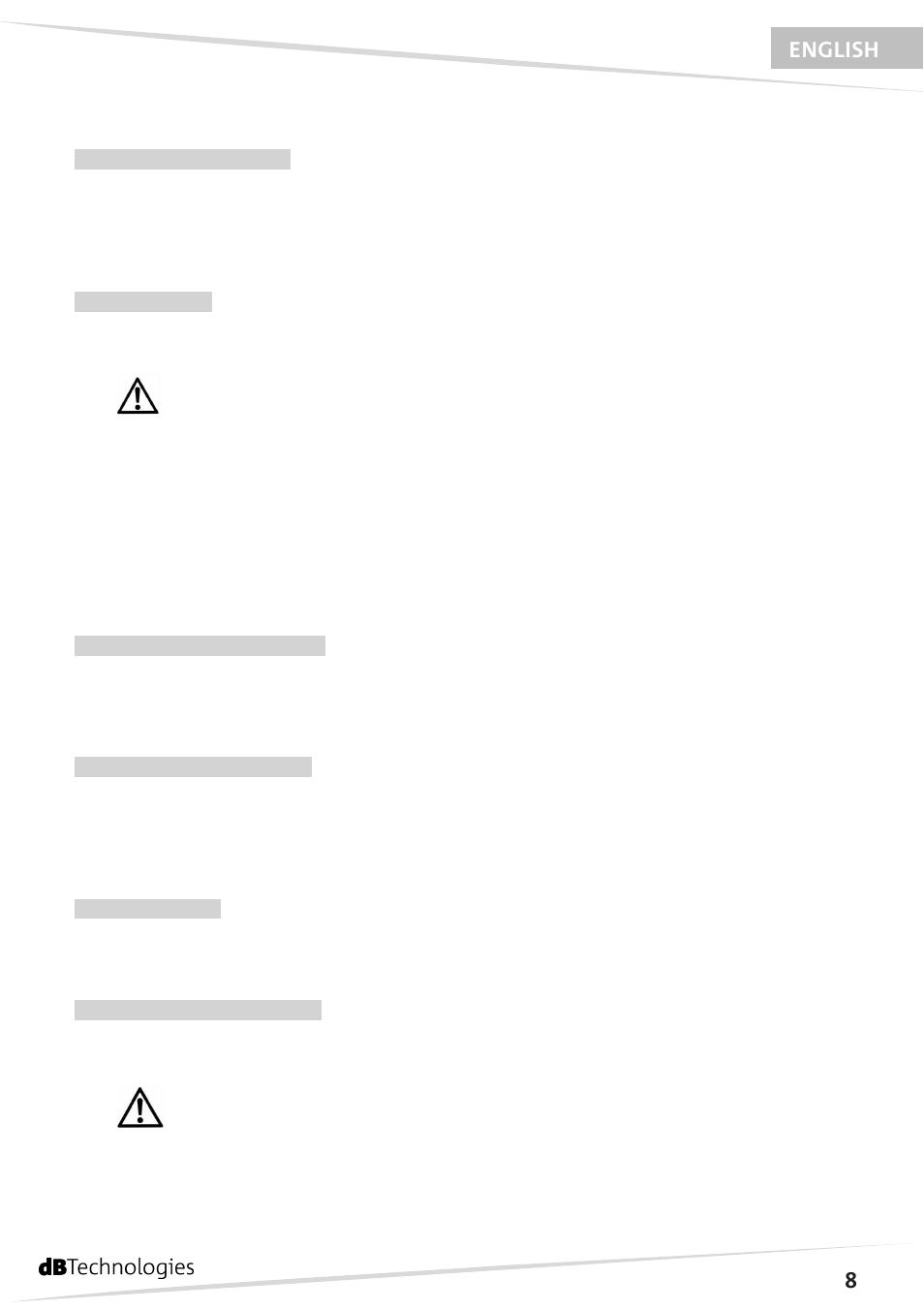 dB TECHNOLOGIES DVA M2S User Manual | Page 9 / 44