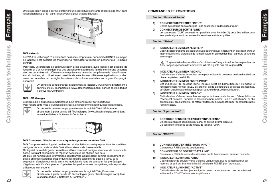 Français | dB TECHNOLOGIES DVA T12 v1 User Manual | Page 13 / 26