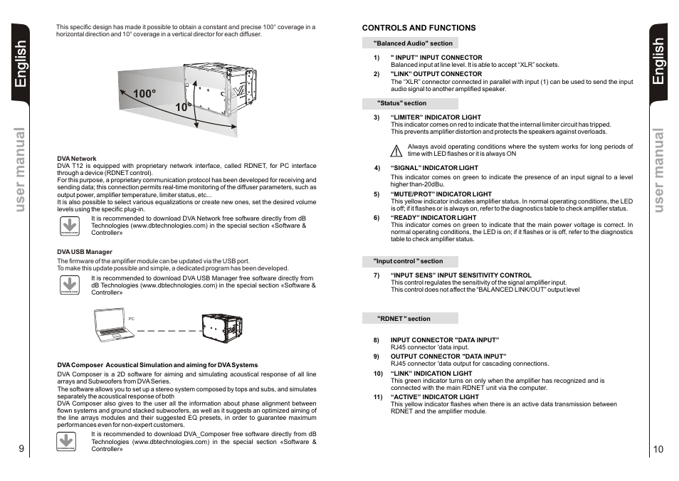 English | dB TECHNOLOGIES DVA T12 v1 User Manual | Page 6 / 26