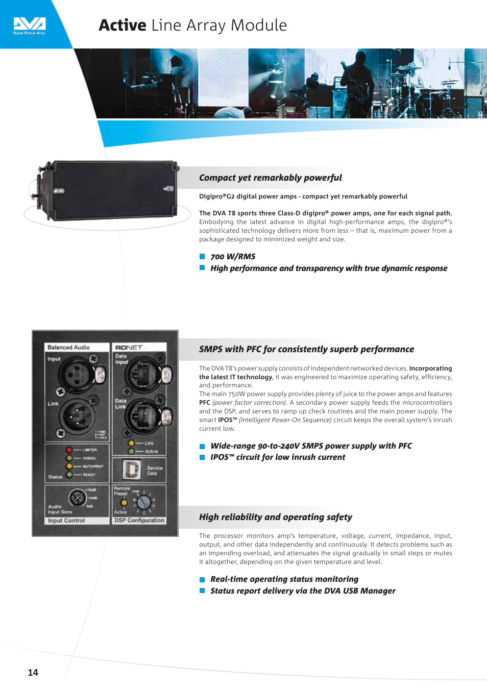 Active line array module | dB TECHNOLOGIES DVA Series User Manual | Page 11 / 18