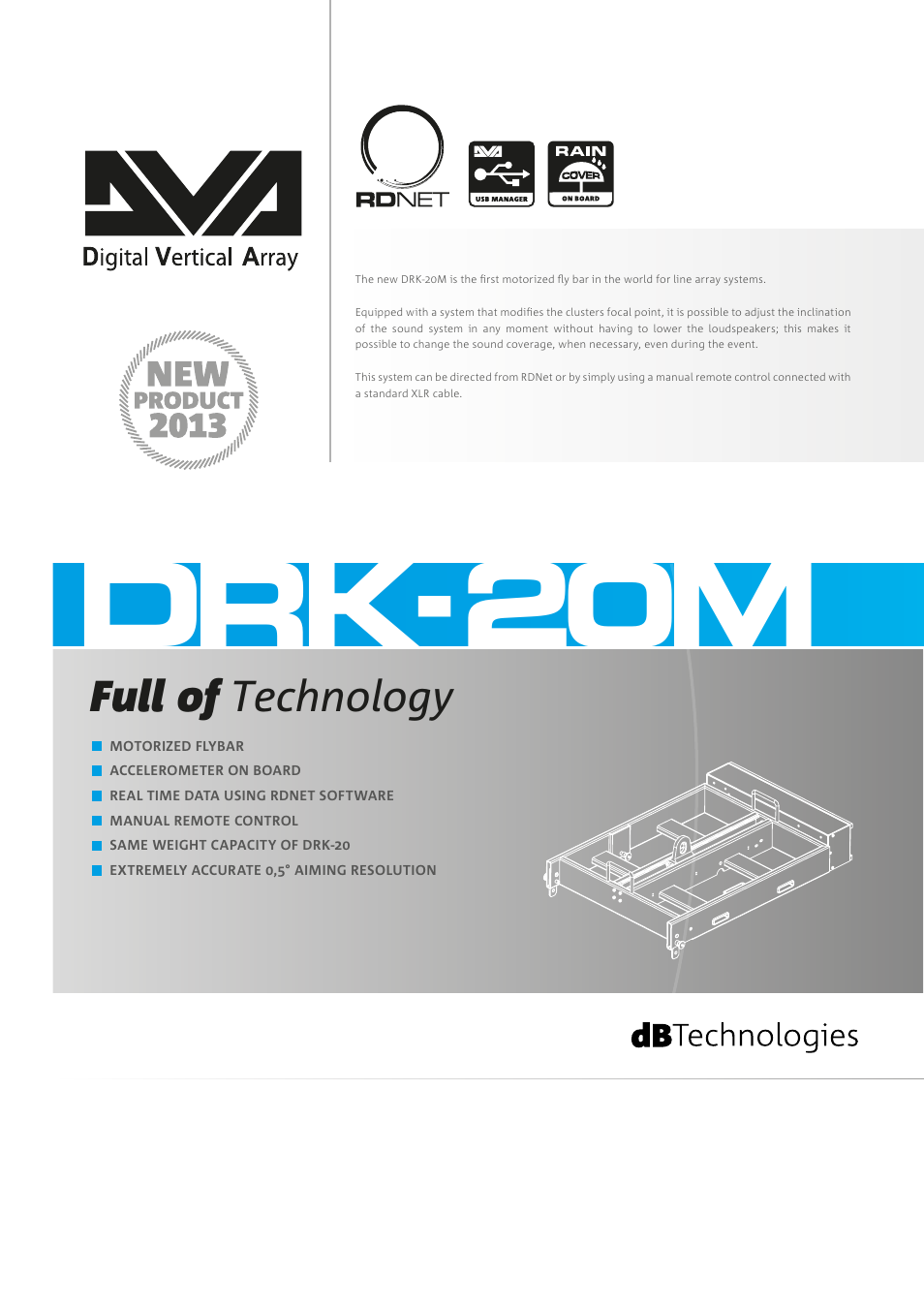 Drk-20m, Full of technology | dB TECHNOLOGIES DVA Series User Manual | Page 17 / 18