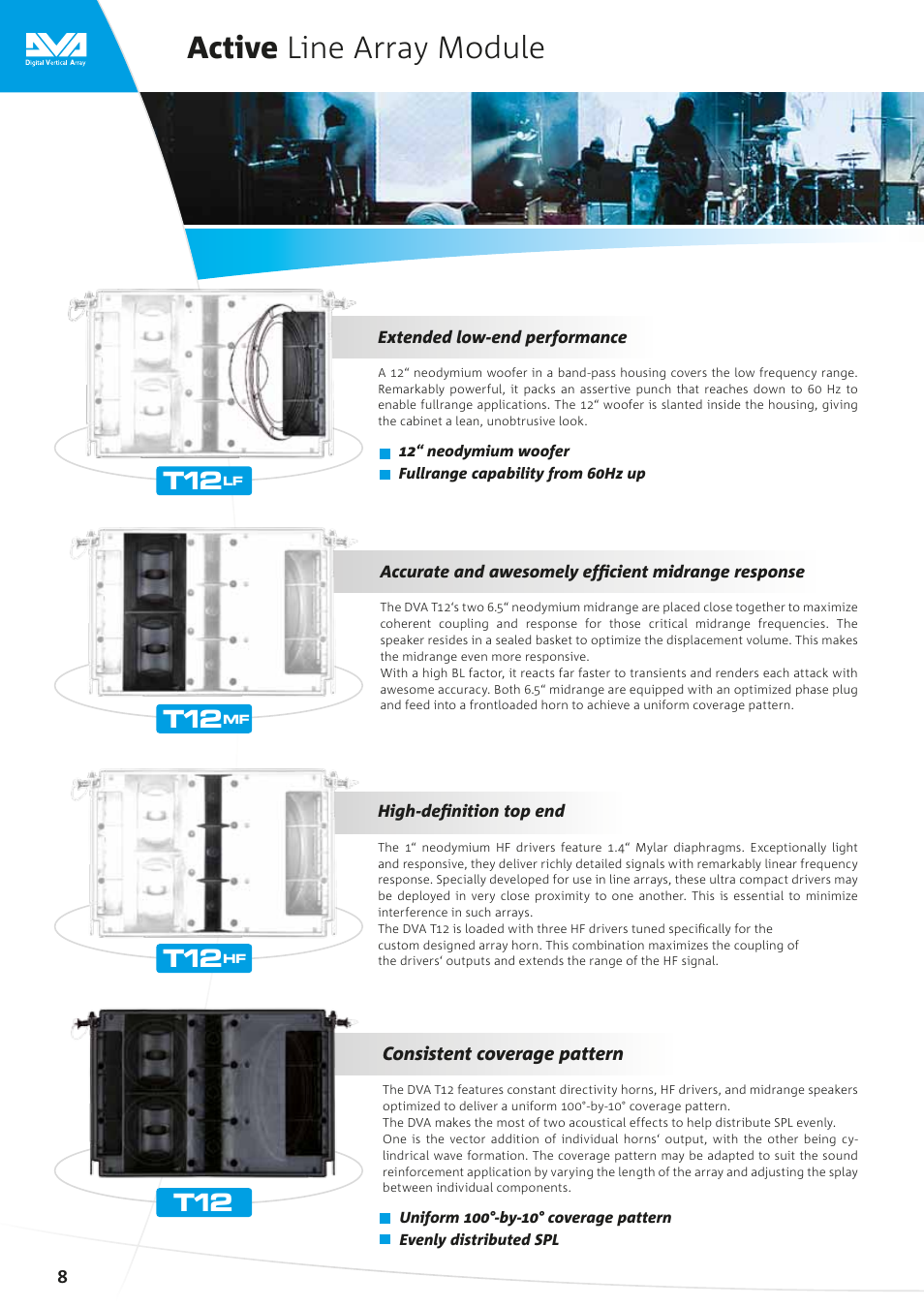 Active line array module | dB TECHNOLOGIES DVA Series User Manual | Page 5 / 18