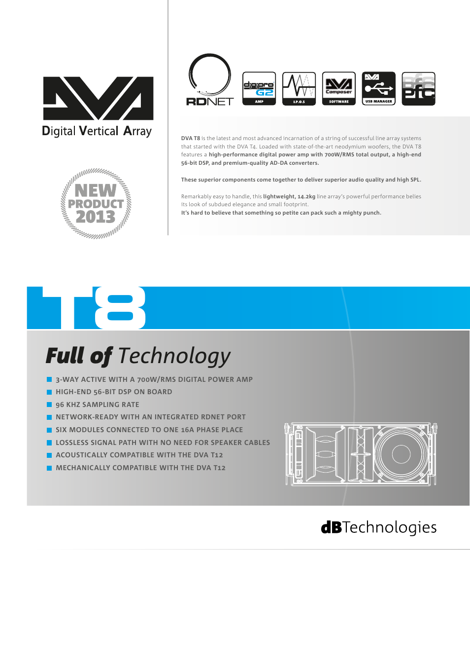 Full of technology | dB TECHNOLOGIES DVA Series User Manual | Page 7 / 18