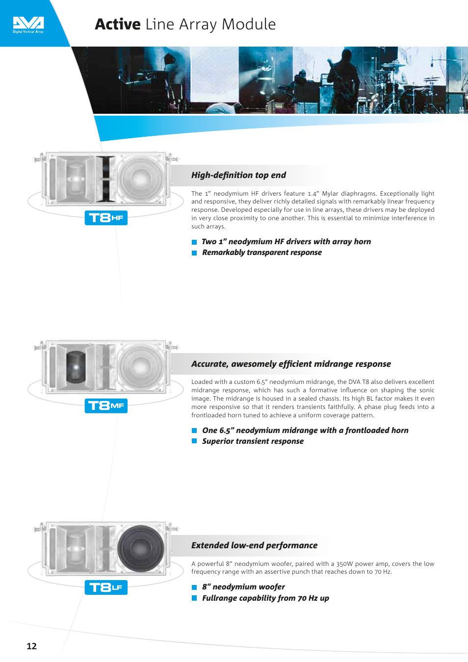 Active line array module | dB TECHNOLOGIES DVA Series User Manual | Page 9 / 18