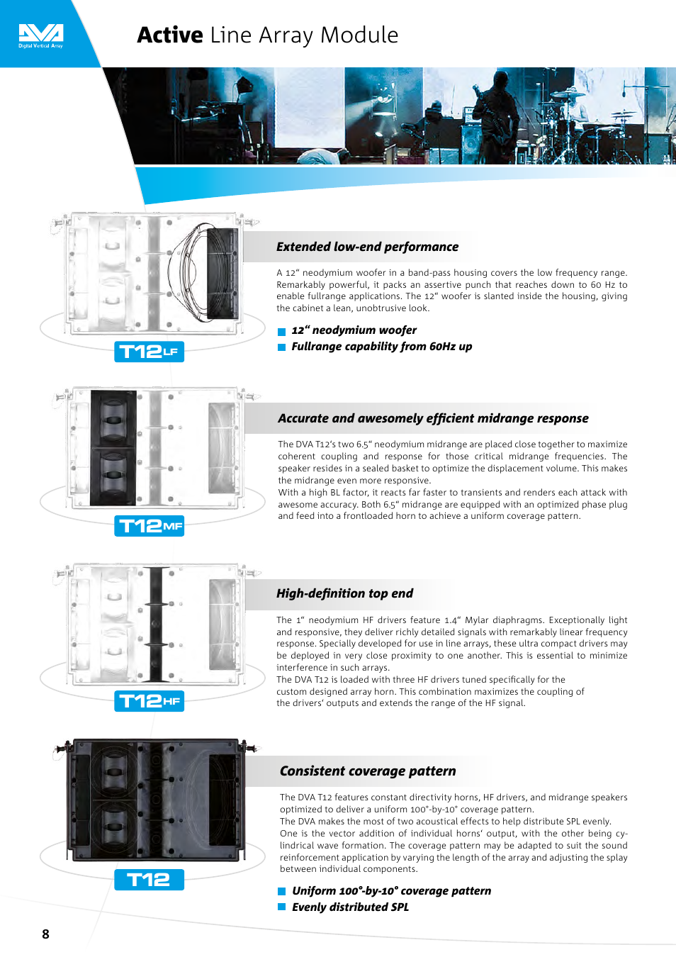 Active line array module | dB TECHNOLOGIES DVA T12 v2 User Manual | Page 3 / 4