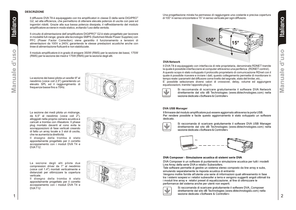 It aliano | dB TECHNOLOGIES DVA T8 User Manual | Page 2 / 32