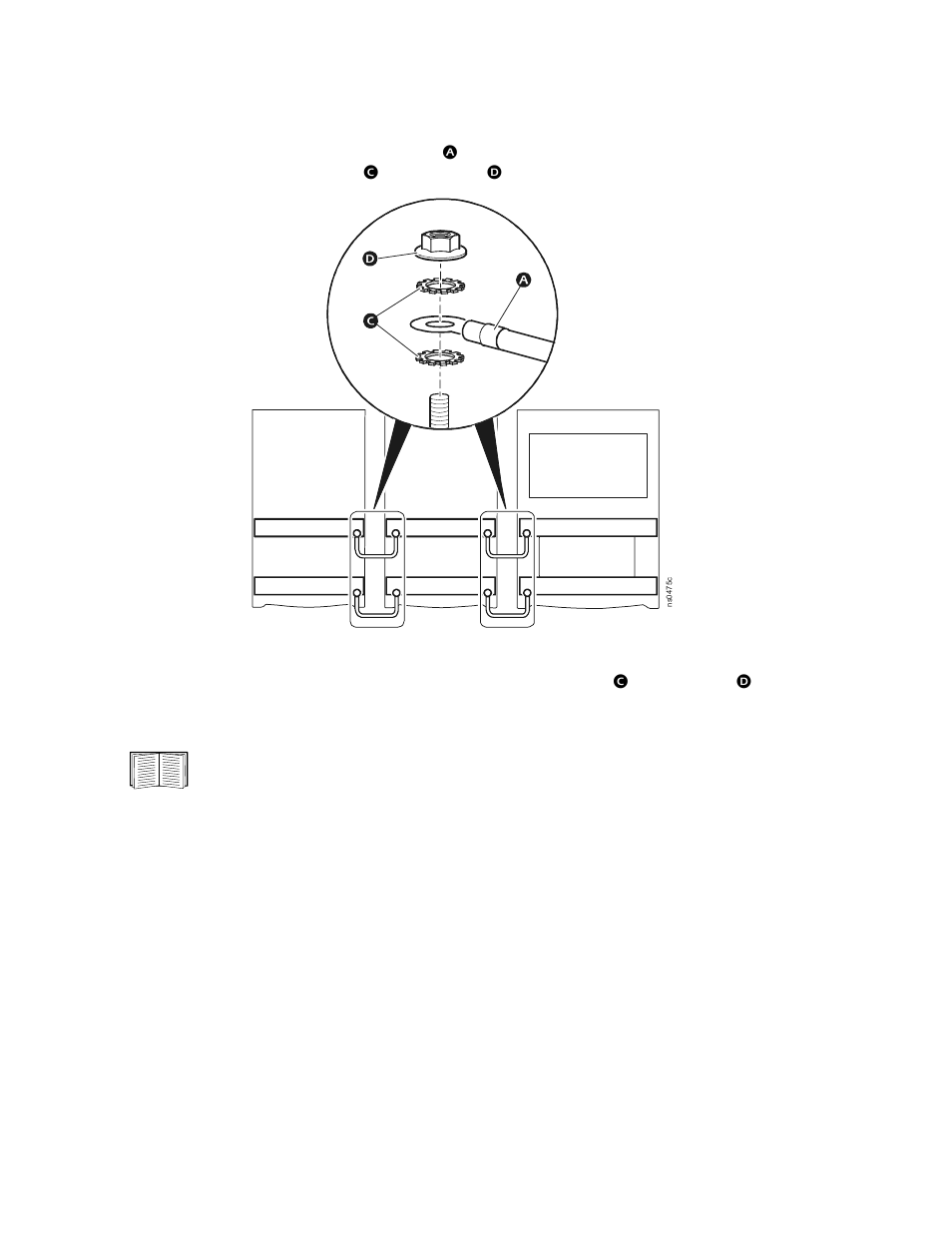 Bonding data cable partitions and ladders, Grounding ladders | APC AR8184 User Manual | Page 4 / 8