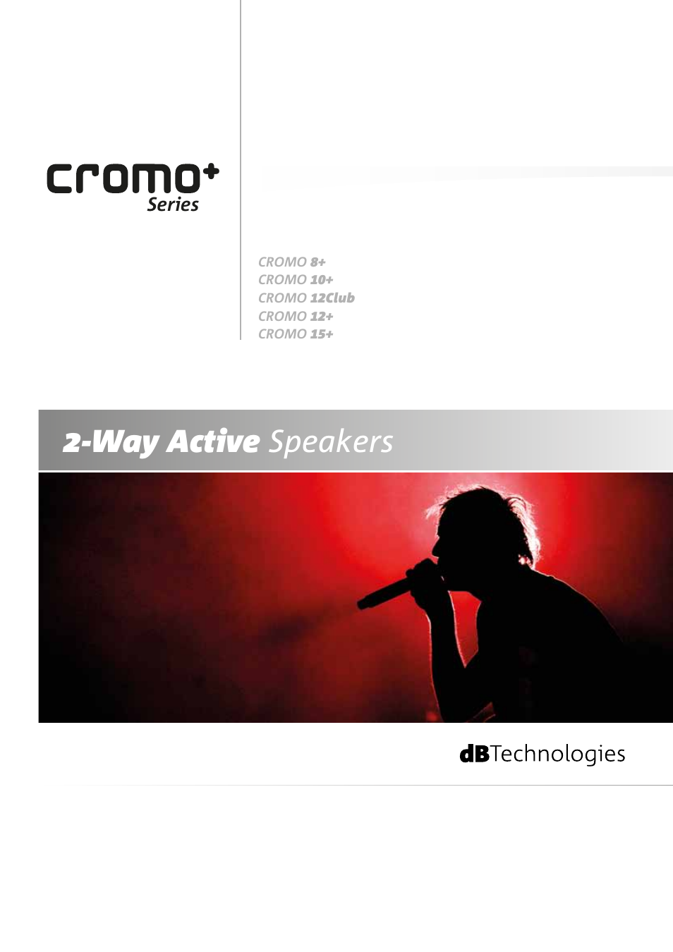 dB TECHNOLOGIES CROMO 15+ User Manual | 4 pages