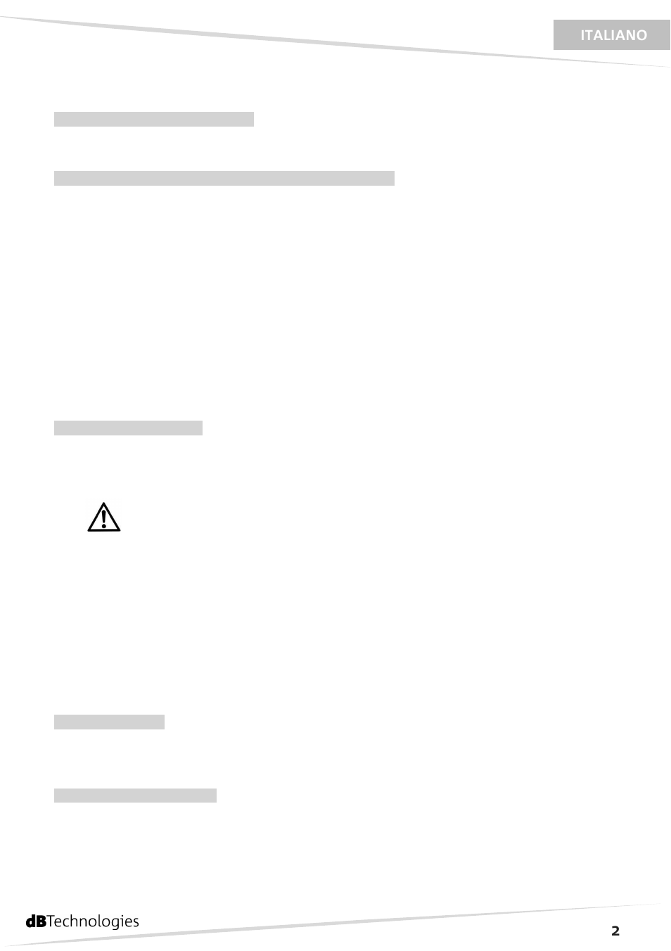 dB TECHNOLOGIES DVA MS12 User Manual | Page 3 / 40