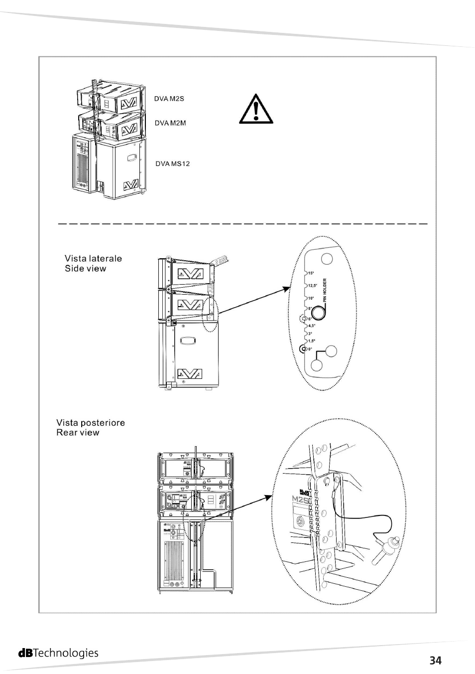 dB TECHNOLOGIES DVA MS12 User Manual | Page 35 / 40