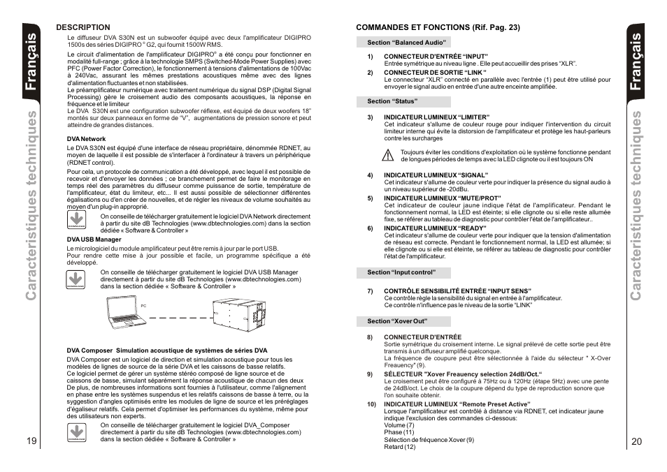 dB TECHNOLOGIES DVA S30N User Manual | Page 11 / 17