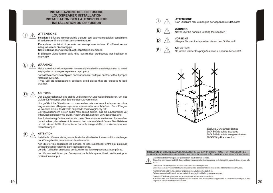 dB TECHNOLOGIES DVA S09DP User Manual | Page 11 / 18