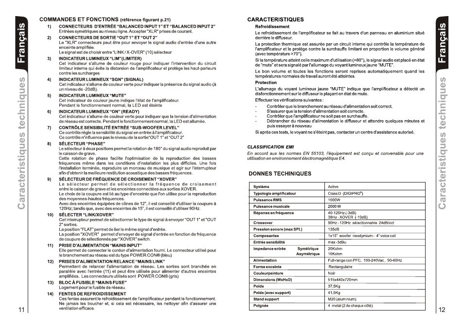 dB TECHNOLOGIES DVA S09DP User Manual | Page 7 / 18