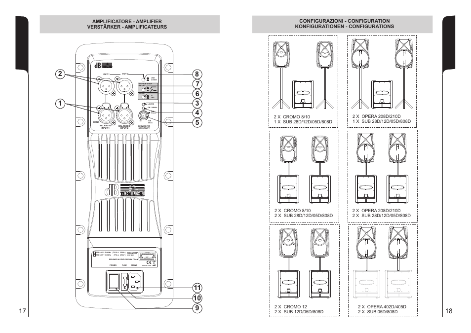 dB TECHNOLOGIES Sub 28D User Manual | Page 10 / 14