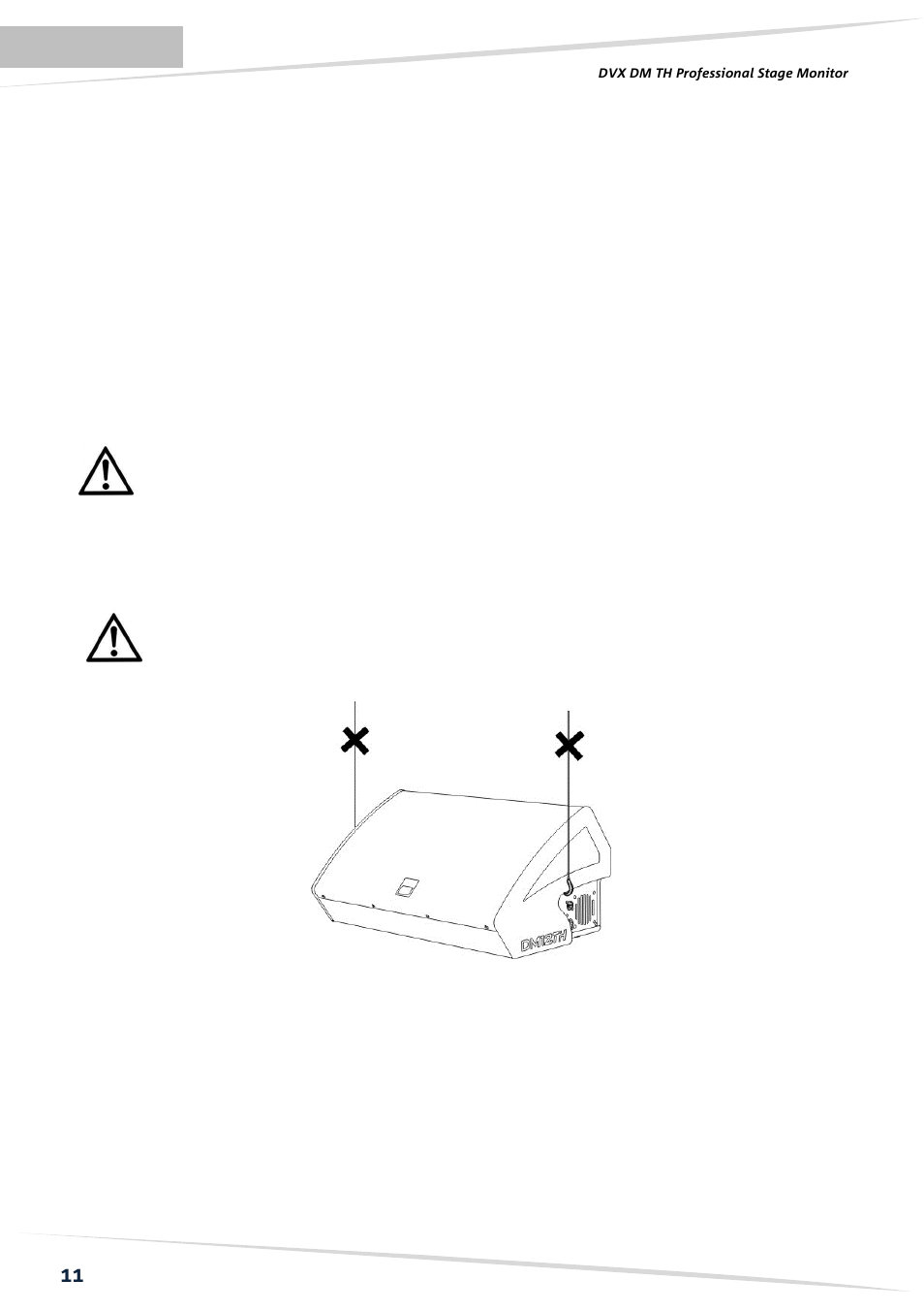 dB TECHNOLOGIES DVX DM15 TH User Manual | Page 12 / 32