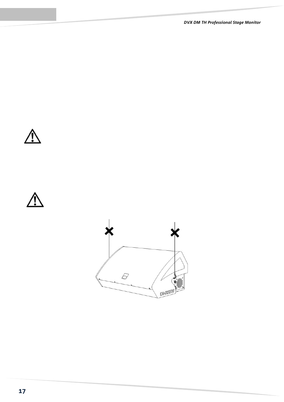 dB TECHNOLOGIES DVX DM15 TH User Manual | Page 18 / 32