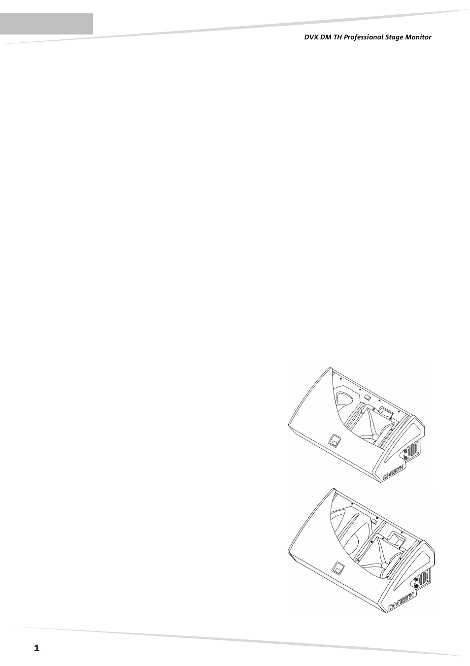 dB TECHNOLOGIES DVX DM15 TH User Manual | Page 2 / 32