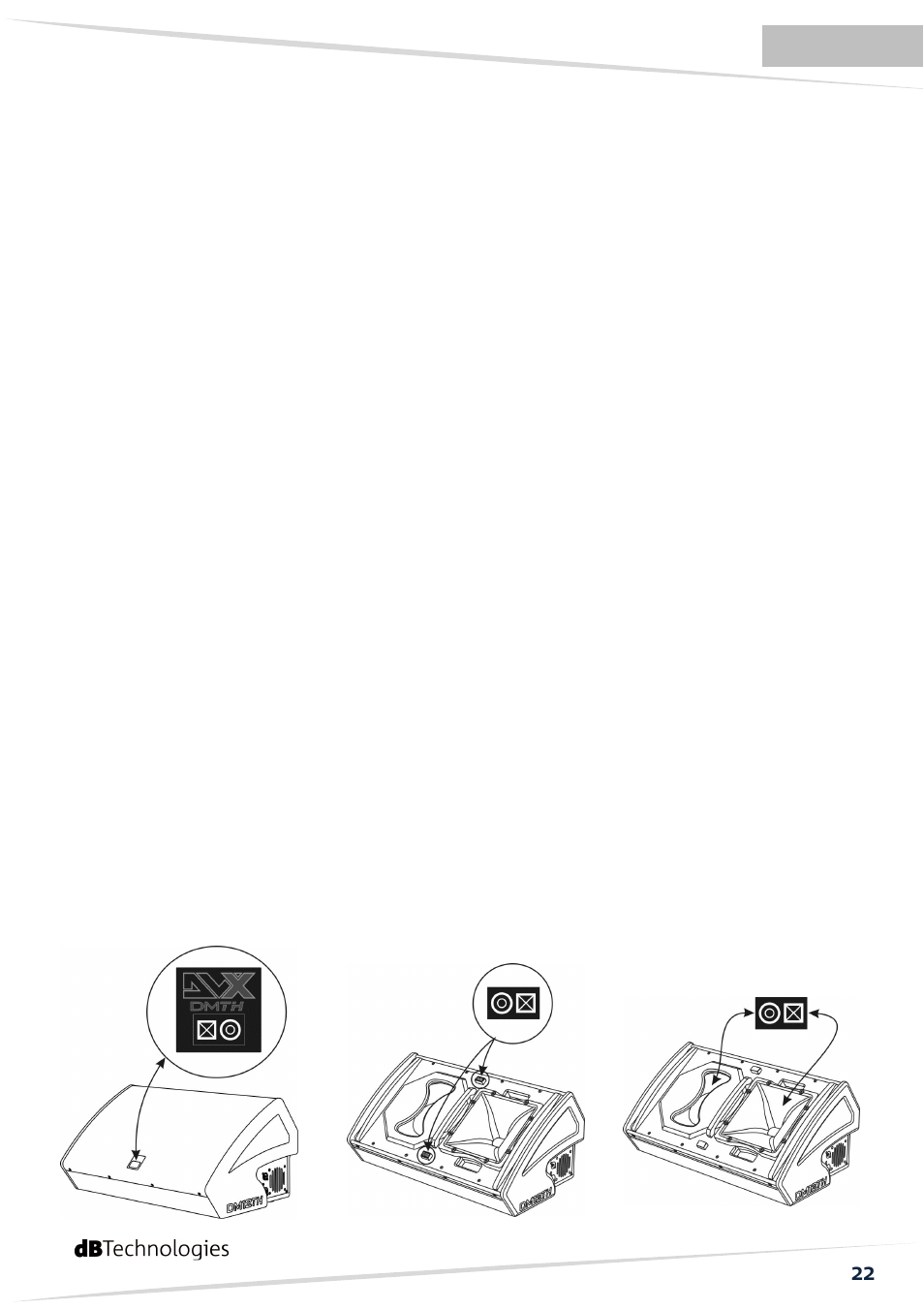 dB TECHNOLOGIES DVX DM15 TH User Manual | Page 23 / 32