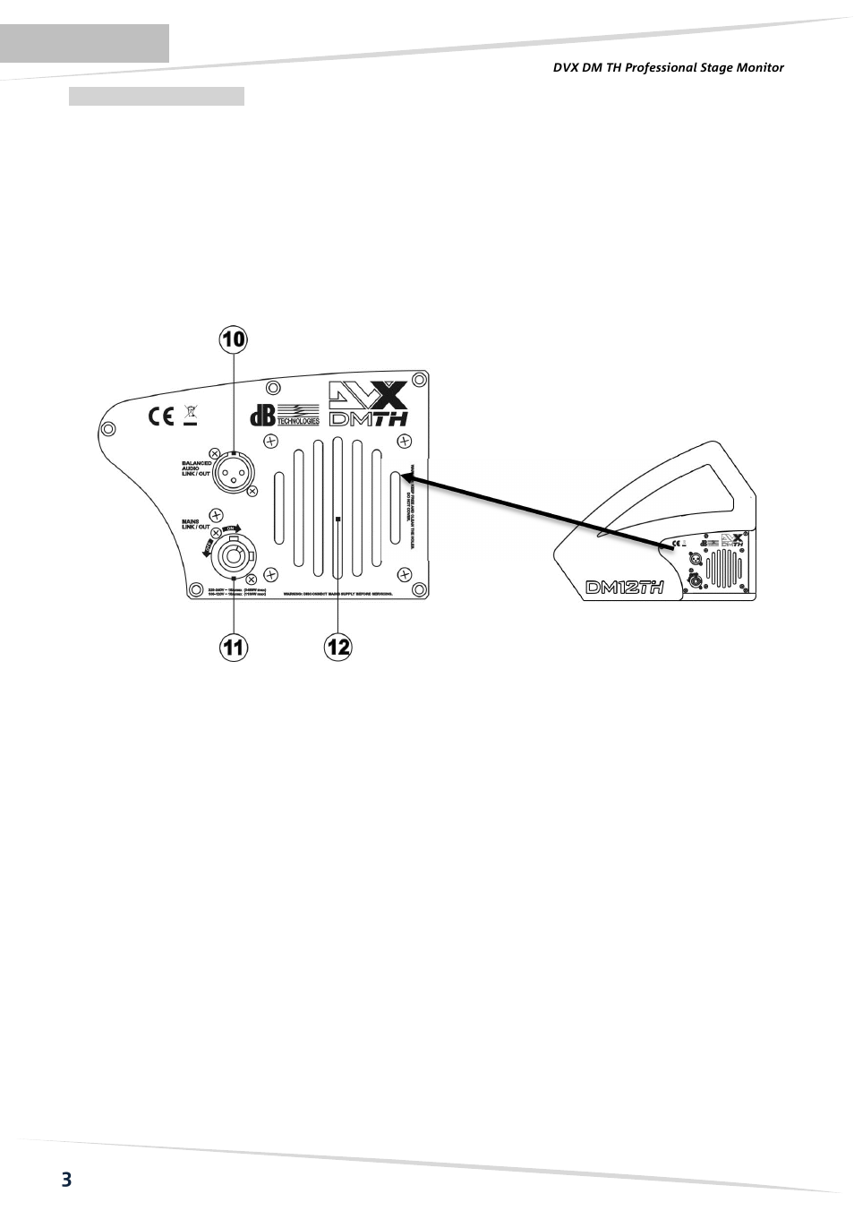 dB TECHNOLOGIES DVX DM15 TH User Manual | Page 4 / 32