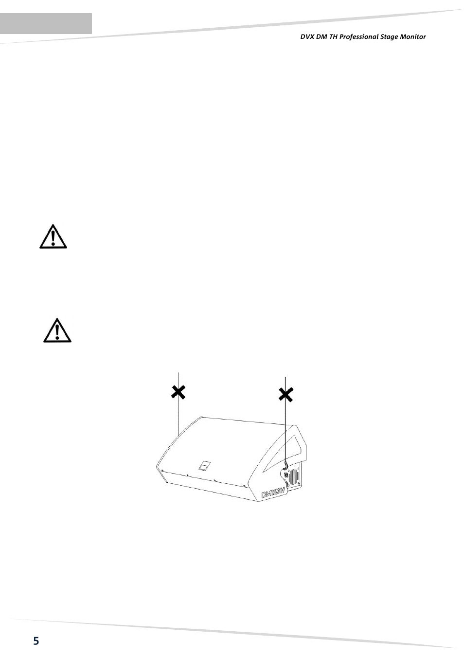 dB TECHNOLOGIES DVX DM15 TH User Manual | Page 6 / 32