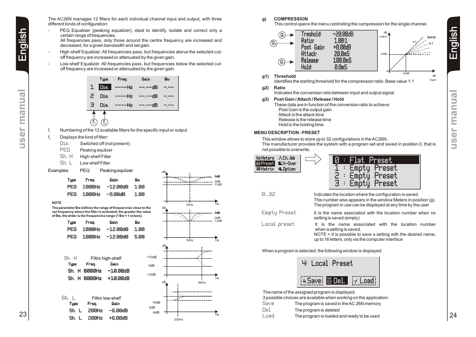 En g lis h | dB TECHNOLOGIES AC26N User Manual | Page 13 / 32