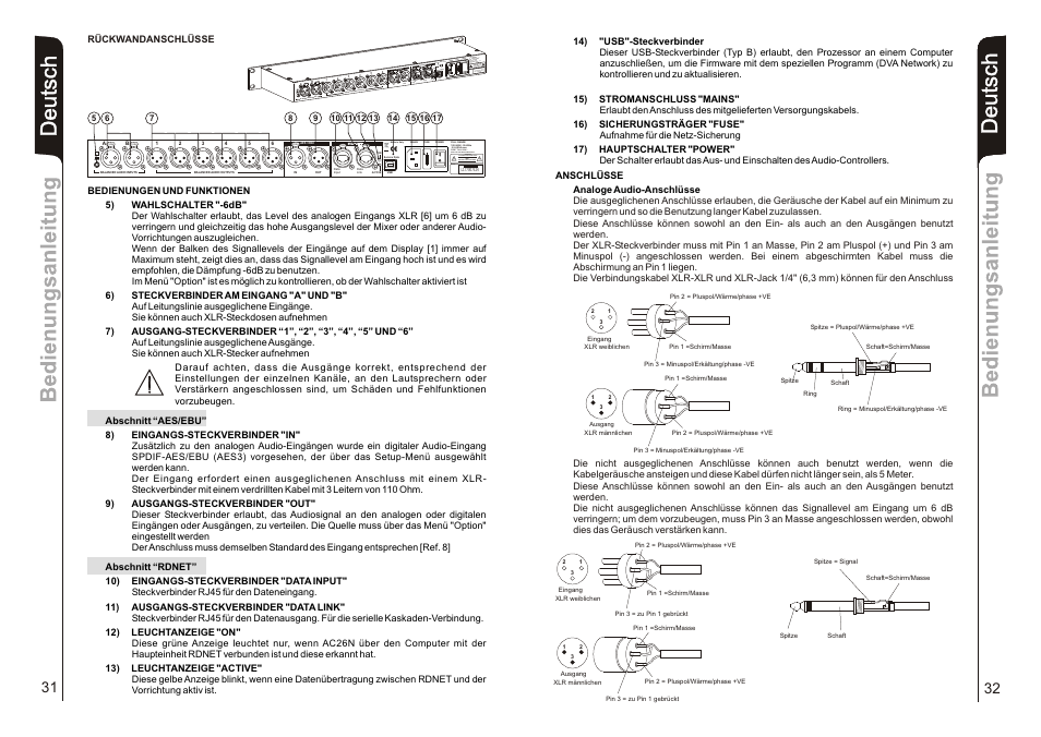 De u ts c h | dB TECHNOLOGIES AC26N User Manual | Page 17 / 32