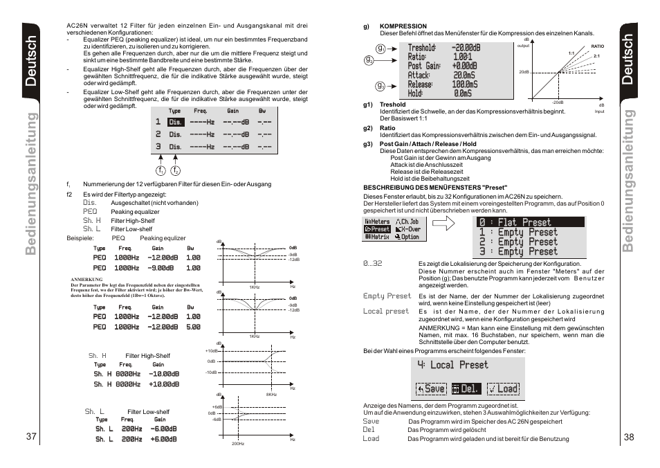 De u ts c h | dB TECHNOLOGIES AC26N User Manual | Page 20 / 32