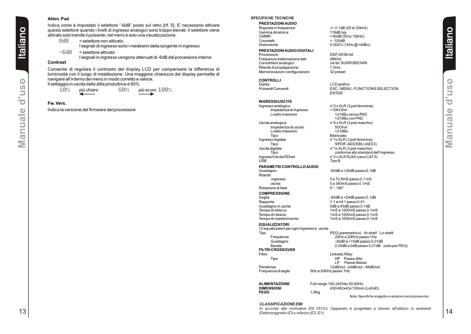 It a lia n o it a lia n o | dB TECHNOLOGIES AC26N User Manual | Page 8 / 32