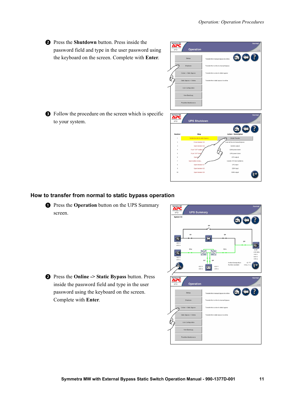 APC SYMMETRA 990 User Manual | Page 15 / 32