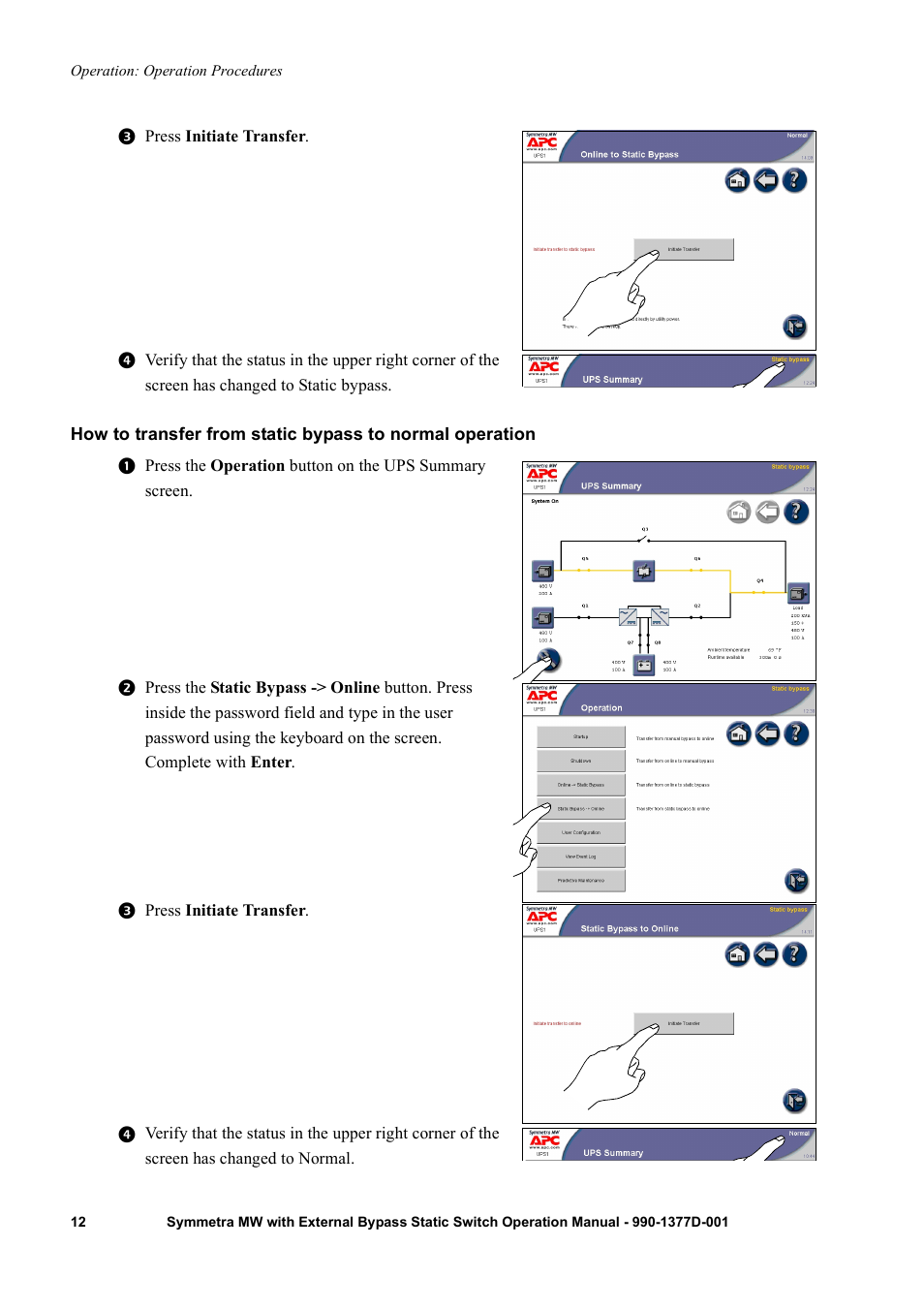 APC SYMMETRA 990 User Manual | Page 16 / 32