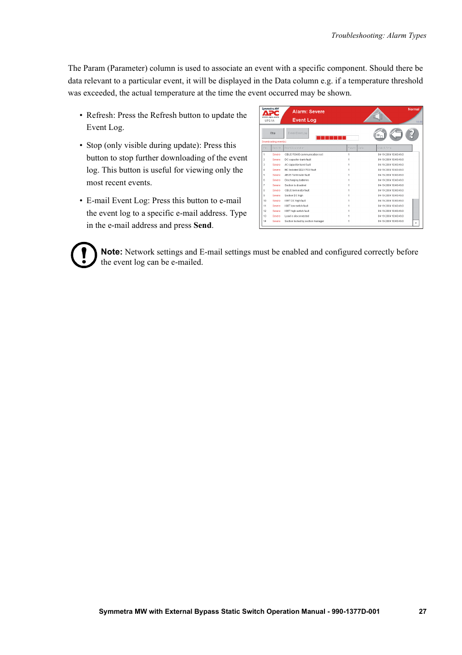 APC SYMMETRA 990 User Manual | Page 31 / 32