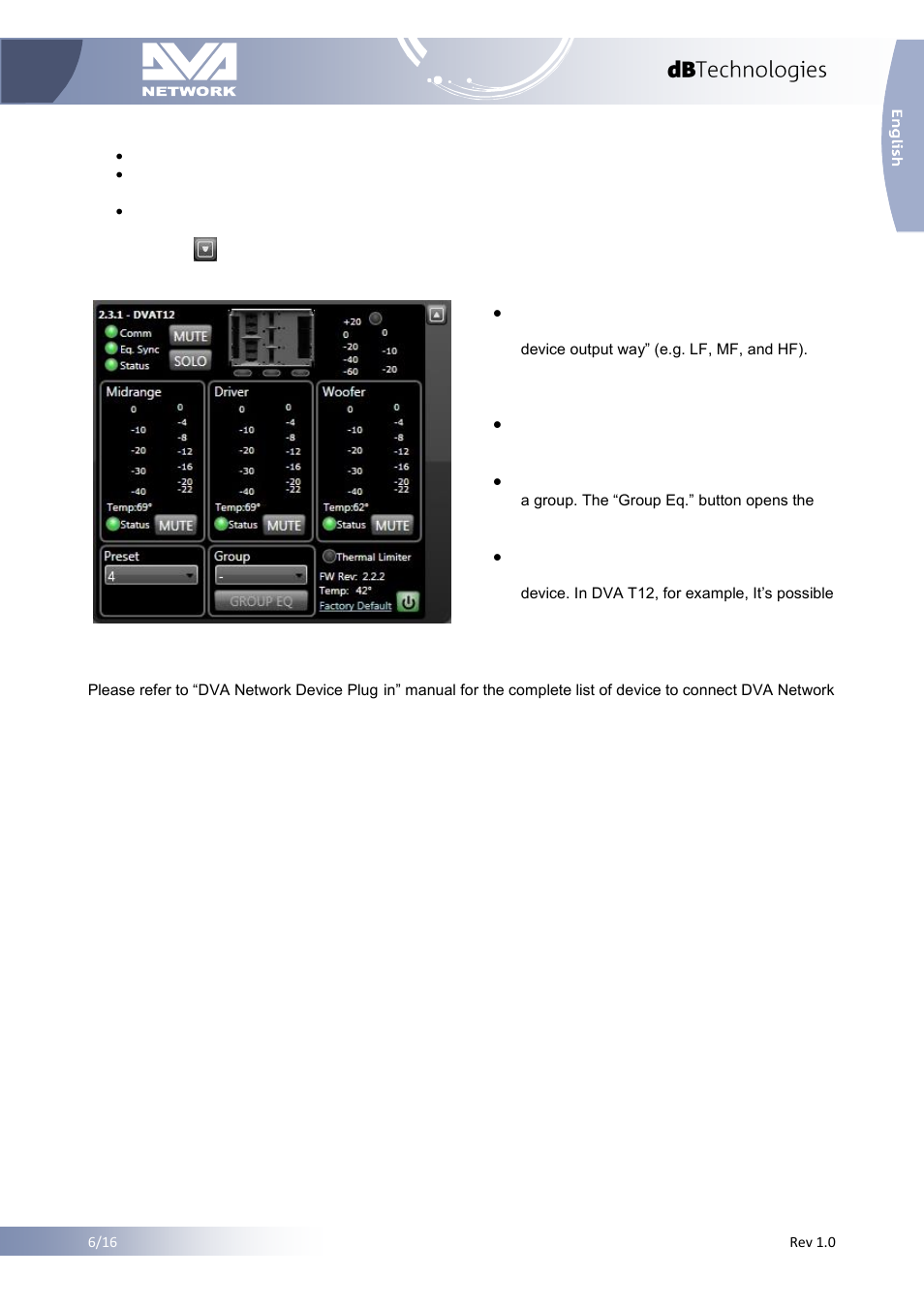 dB TECHNOLOGIES DVA NETWORK 1.2 Reference Manual User Manual | Page 7 / 16