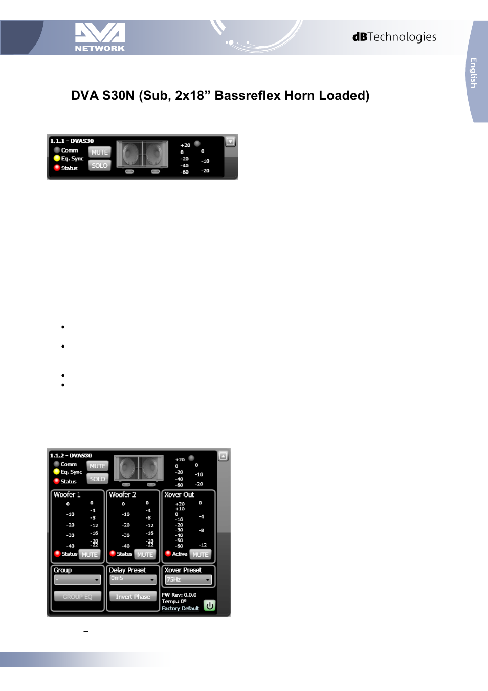 4 dva s30n (sub, 2x18” bassreflex horn loaded), 1 compact view, 2 expanded view | Dva s30n (sub, 2, X18” bassreflex horn loaded), Compact view, Expanded view | dB TECHNOLOGIES DVA NETWORK 1.2 Device Plugins Manual User Manual | Page 10 / 17