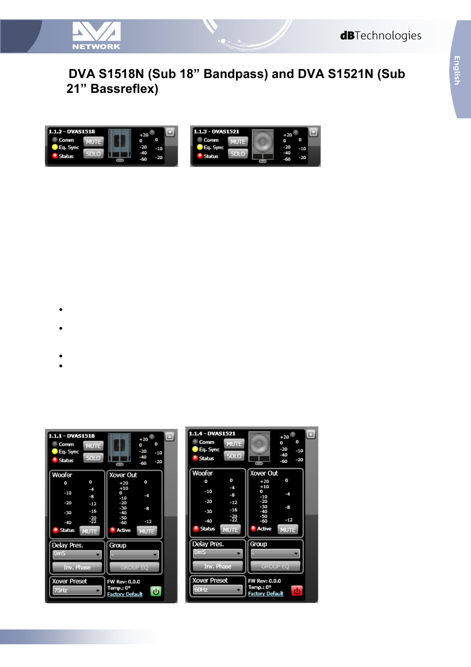 1 compact view, 2 expanded view, Compact view | Expanded view | dB TECHNOLOGIES DVA NETWORK 1.2 Device Plugins Manual User Manual | Page 5 / 17